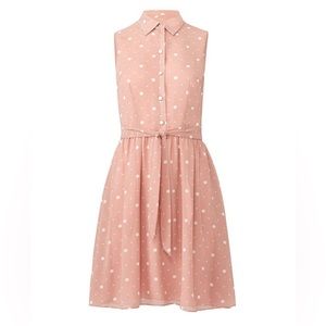 Slate & Willow Blush Polka Dot Dress